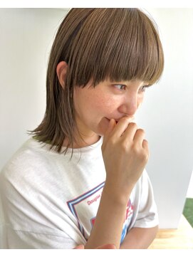 イノセントヘア(innocent.hair) シークレットハイライト　マッシュウルフ