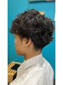 men's波巻パーマ