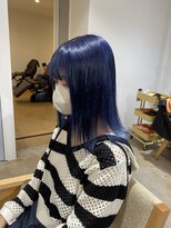 コレット 宇都宮(collet Gigi)&nbsp;前髪/マチルダボブ/ピンクベージュ/インナーグレージュ/ブルー