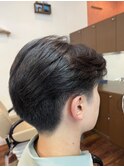 毛流れツーブロック