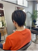 アップバングショート