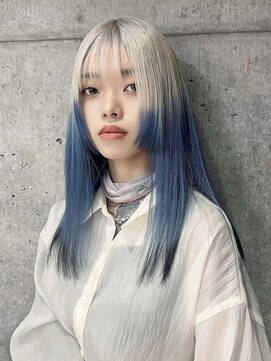 ソル オモテサンドウ 表参道 青山(SOL . OMOTESANDO) ミルクティーベージュローライトインナーカラーハイライト