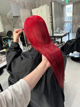 ワンズ リー 上大岡店(One's ly) レイヤーカット/ウェットヘア/オリーブベージュ[上大岡]