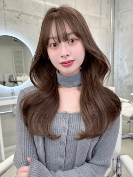 アイシー 表参道(ICY) 【憧れ韓国ヘア】王道可愛いうるツヤくびれヘアグレージュカラー