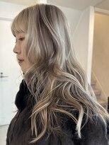 ランズサンズ 表参道(runsuns)&nbsp;ダブルカラーハイトーンカラーケアブリーチインナーカラー