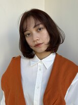 ガーデン 銀座(GARDEN)&nbsp;デジタルパーマ　イメチェン　チェリーブラウン　ワンカール