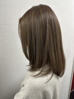 ジェナ(Jena) レイヤー　ダブルカラーオリーブベージュ
