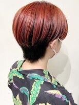 ヘアメイク アリエス 富谷店(HAIR MAKE aries) アンブレラカラー・刈り上げショートボブ【富谷】