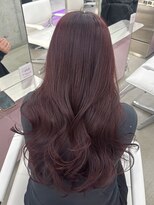 エヌアイ オモテサンドウ(ni omotesando) ブリーチなしで叶う/カシスレッド