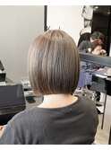 ラインボブ 20代30代40代ヘア 小顔 大阪ボブ 梅田
