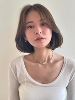 イヴォークトーキョーオーサカ(EVOKE TOKYO osaka)&nbsp;韓国風 レイヤーボブ タンバルモリ ショート コテ巻き