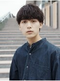 束感マッシュ/無造作パーマ/ツーブロック