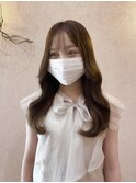 ブリーチなしでミルクティーベージュ