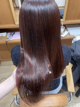 スイート ヘアデザイン(Suite HAIR DESIGN) 髪質改善ストレート×イヤリングカラー！自然なツヤ感で可愛く！
