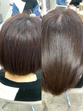 ジーナ 名駅(XENA.) 髪質改善☆乾かすだけでツヤツヤ、サラサラ縮毛矯正22