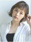 【emu井上信洋】オレンジインナーカラールーズボブ【エミュ】