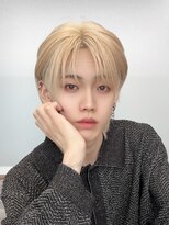 ジーナ 天神(Zina)&nbsp;シースルー/コンマバング/ブロンド【メンズサロンZina天神】