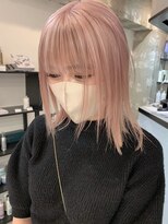 メルトトウキョウ 渋谷(melt.tokyo)&nbsp;インナーカラー/トリートメント/デザインカラー/ペールピンク