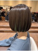 乾かすだけでまとまるナチュラルボブ