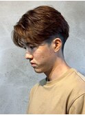 MEN’S/リバースセンターパート/ニュアンスパーマ/新宿