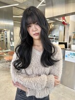 ユイマァル 岡山(YUIMARL) コテ巻き地毛風透明感カラー
