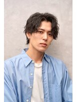 トラスト ザ バーバー 東京駅日本橋店(TRUST the Barber)&nbsp;ツイストスパイラルパーマ/センターパート/メンズパーマ