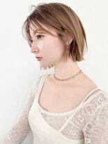 ファナ(fha-na)&nbsp;☆　外ハネボブ　韓国風ミディアムレイヤー☆イメチェン