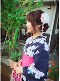 浴衣ヘア