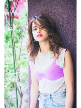 ミエル ヘア 新宿(miel hair) ミデイアムグレージュ