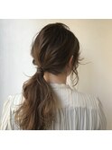 SAIMA★こなれ感◎ローポニーテール