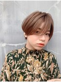うざバングが可愛いショート