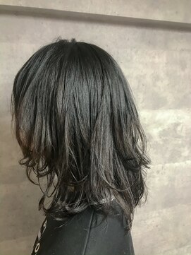 リミュー バイ イフ(lmu by if) ☆お客様style☆ボブルフ ミディアムヘア