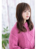 毛先カールで女子力UP！くせ毛風カーリーココアベージュb