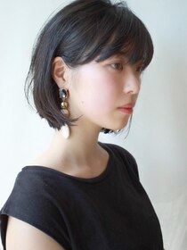 モリオ フロム ロンドン 成増店 【morio成増】アッシュ　耳かけ　スリークボブ　小顔