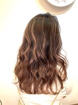 フィックス ヘアー(FIX hair) バレイヤージュ！ピンクベージュ