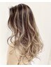 カット+脱白髪染めハイライト_15000円