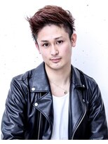 フジヤマ バーバー ショップ(FUJIYAMA BARBER SHOP)&nbsp;七三オールバックツイストパーマコンマヘア