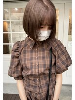 ケイリー(KAYLEE)&nbsp;【KAYLEE STYLE】チョコレートカラーとボブ