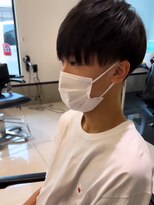 シェルハ(SHELHA)&nbsp;高校生カット学生カットマッシュ刈り上げツーブロック