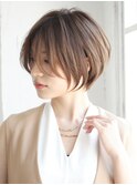 美シルエット×立体感×上質大人ショートボブ【担当BISA】