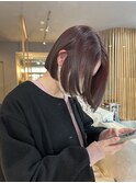 【mii】ボルドーカラーボブ