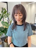 透けるパープルシルバーカラー