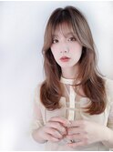［stylist芹原］韓国風ゆるカール×まろやかベージュ
