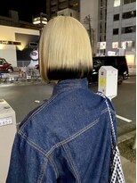 シーズ 栄(sea's) 切りっぱなしボブ×裾カラー