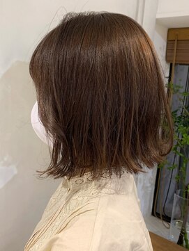 ガーデンヨコハマエスト(GARDEN YOKOHAMA est) 大人ボブ似合わせカットイメチェンフルバング外ハネ