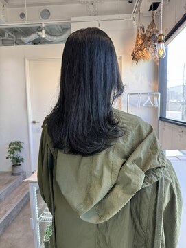 ロカ 表参道(loka) レイヤーロング/グレージュ[表参道/ブリーチ/ハイライト]Mai