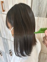 アース オーセンティック 岡山表町店(EARTH Authentic) 似合わせカットオリーブベージュカラー