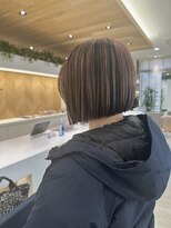 ステアケース 武蔵小杉店(stair:case)&nbsp;アンブレラカラー/白髪ぼかし/デザインカラー/切りっぱなしボブ