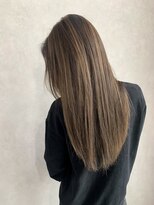 ライフ 住道店(Lyfe)&nbsp;顔まわりレイヤーカット_透け感アッシュカラー_38