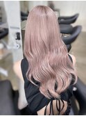 ◎ブリーチカラーミルクティーベージュピンクベージュグレージュ